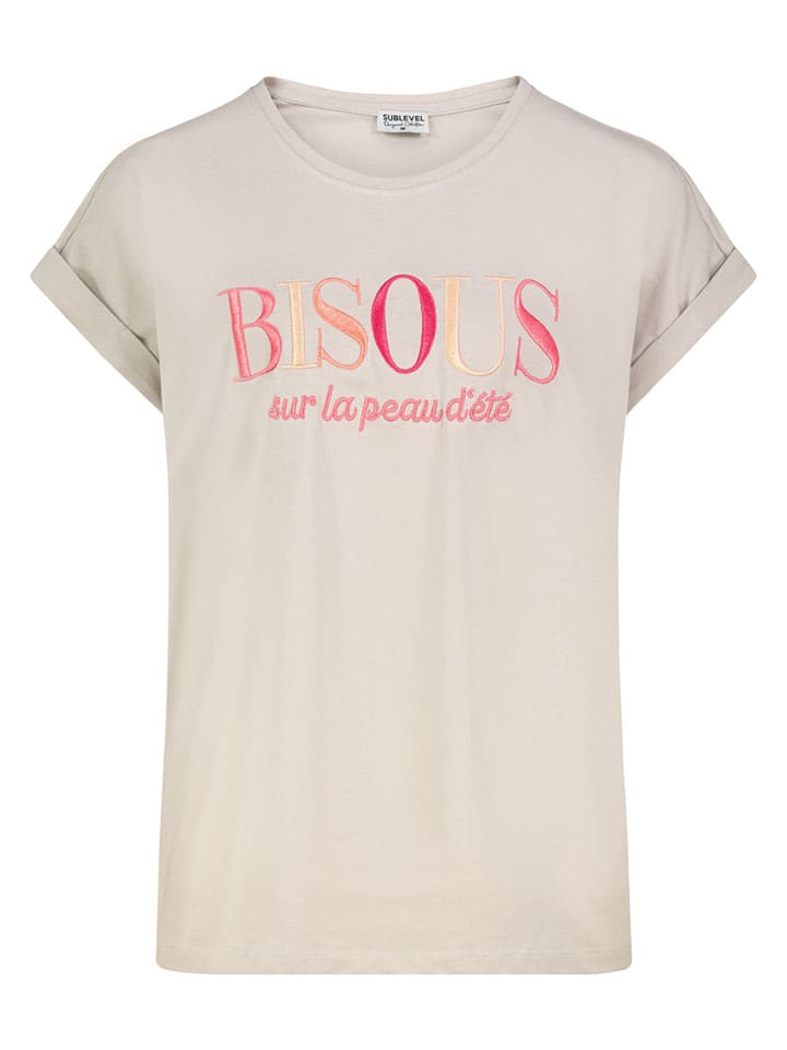 Sublevel Koszulka w kolorze beżowym rozmiar: XXL