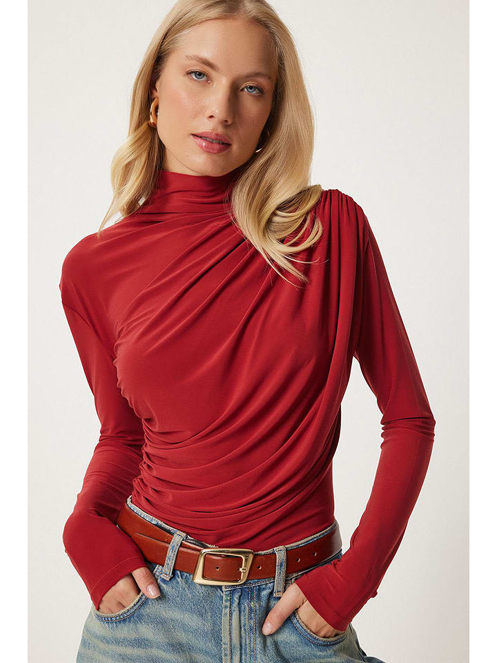 Happiness Istanbul Bluzka w kolorze czerwonym rozmiar: 38