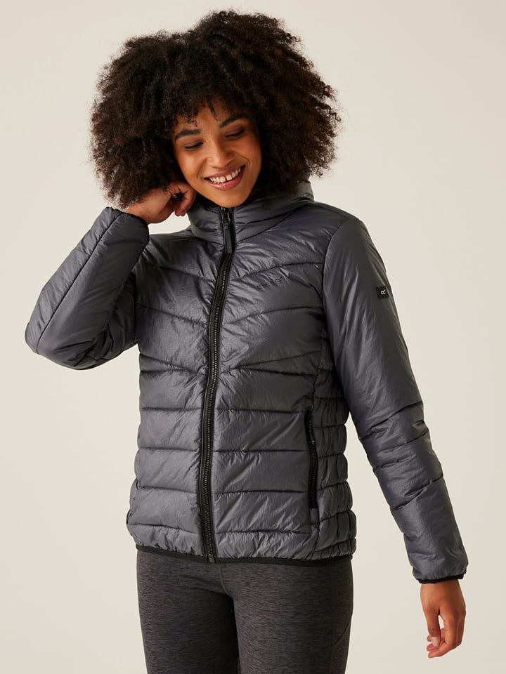 Regatta Kurtka pikowana "Heatherly" w kolorze szarym rozmiar: 38