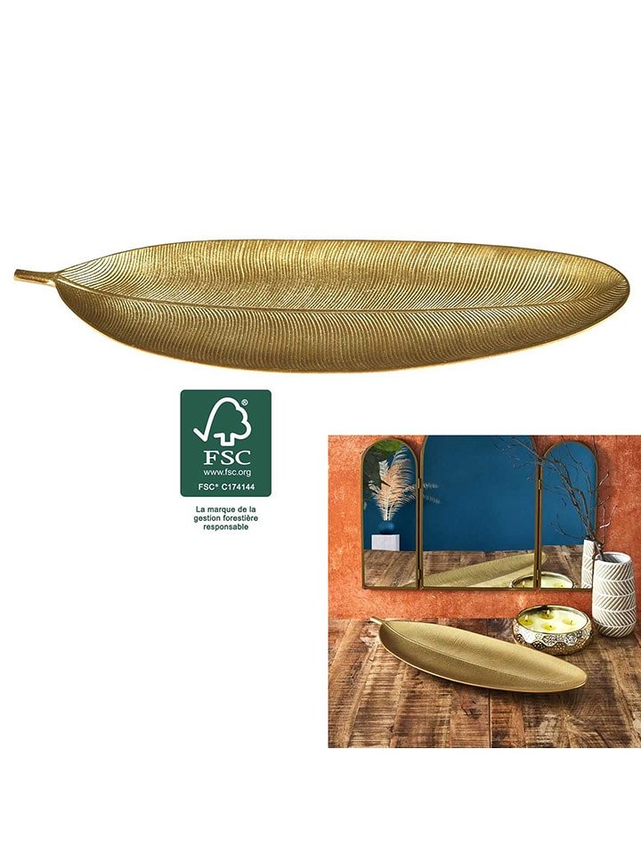 Ethnical Life Półmisek w kolorze złotym - 59,5 x 22 cm rozmiar: onesize