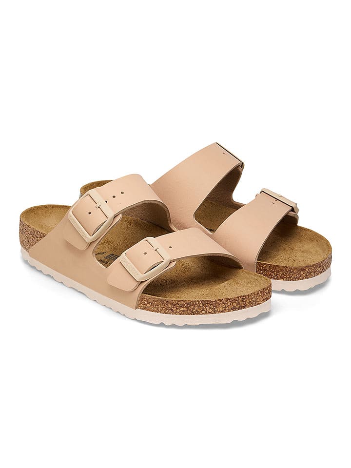 Birkenstock Klapki "Arizona BF" w kolorze beżowym rozmiar: 39