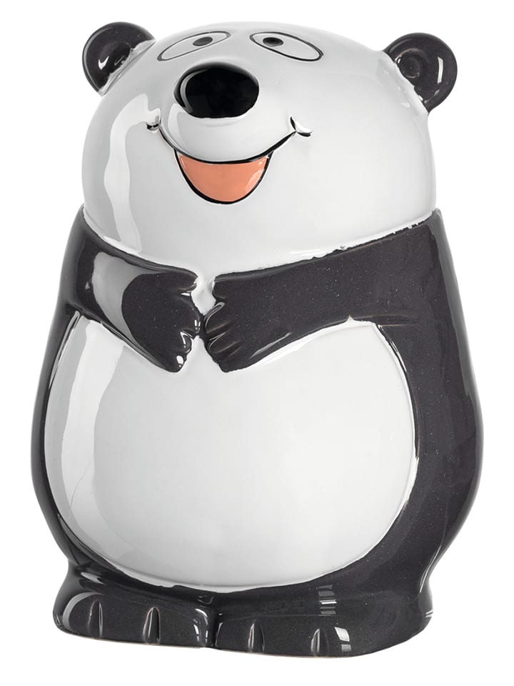 LEONARDO Skarbonka "Panda" w kolorze czarno-białym - wys. 12 x Ø 9 cm rozmiar: onesize