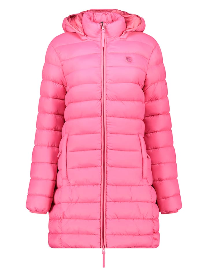 Geographical Norway Płaszcz pikowany "Atikotal" w kolorze różowym rozmiar: XL