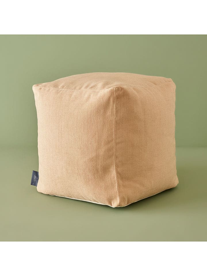 BELLA MAISON Puf "Ruby" w kolorze beżowym - wys. 30 x Ø 36 cm rozmiar: onesize