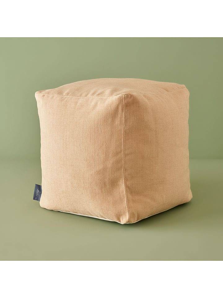 BELLA MAISON Puf "Ruby" w kolorze beżowym - wys. 30 x Ø 36 cm rozmiar: onesize