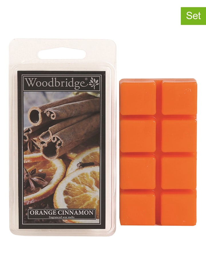Woodbridge Wosk zapachowy (2 szt.) "Orange Cinnamon" w kolorze pomarańczowym - 2 x 68 g rozmiar: onesize