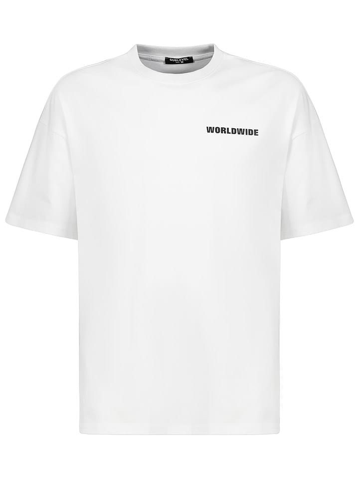 Sublevel Koszulka w kolorze białym rozmiar: S