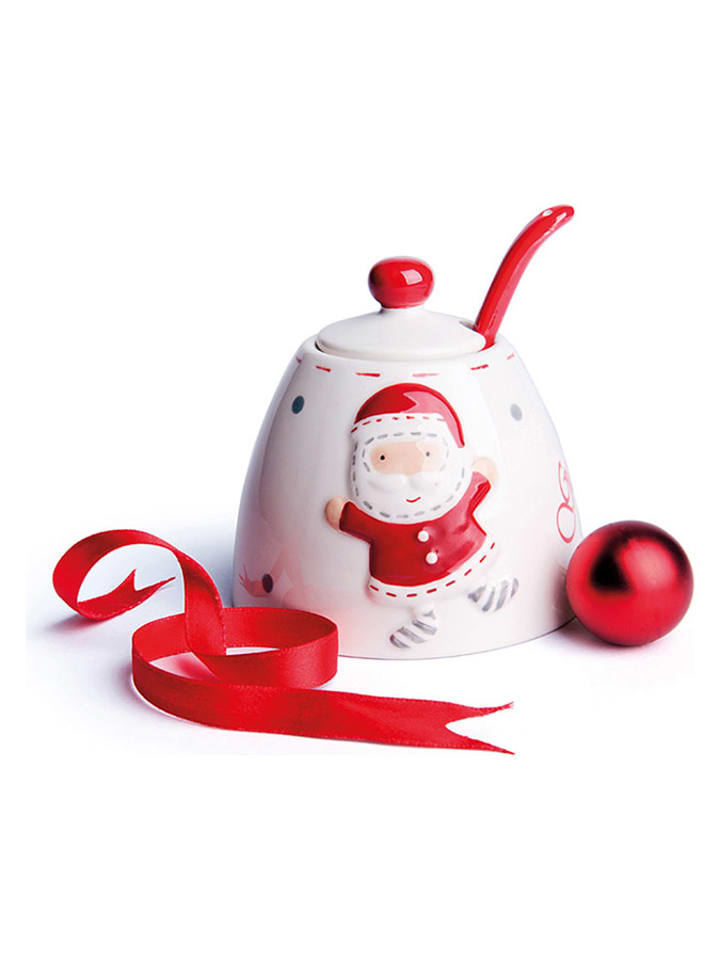 Trendy Kitchen by EXCÉLSA Cukierniczka "Country Style" w kolorze czerwono-białym - wys. 10,2 x Ø 9 cm rozmiar: onesize