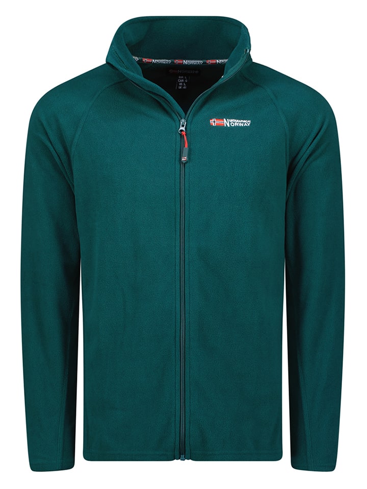 Geographical Norway Kurtka polarowa "Tug" w kolorze zielonym rozmiar: 128