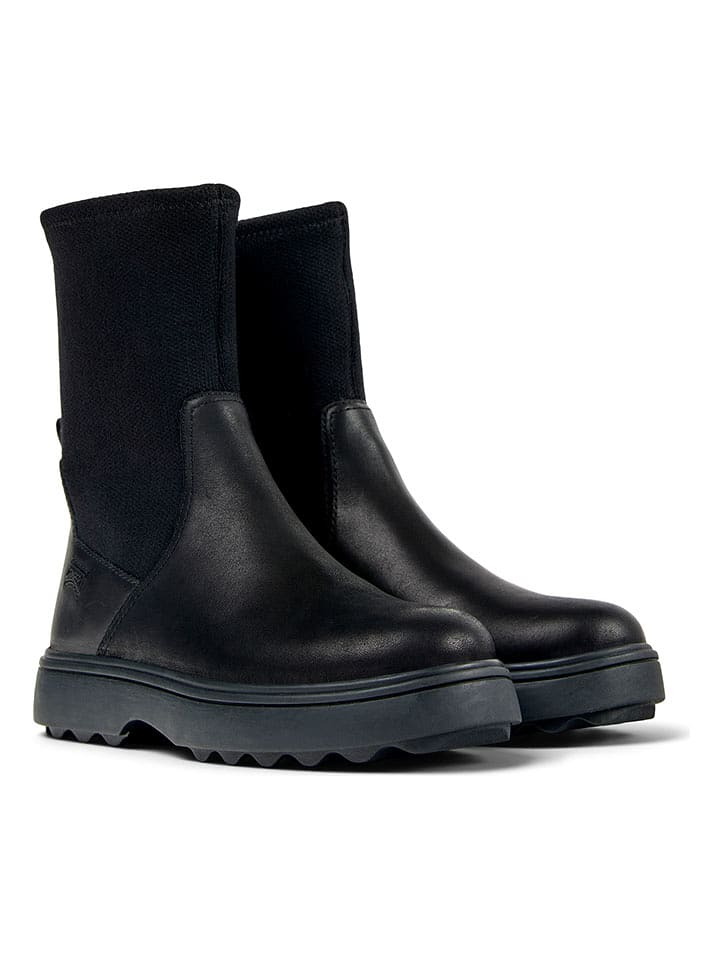 Camper Skórzane botki w kolorze czarnym rozmiar: 26