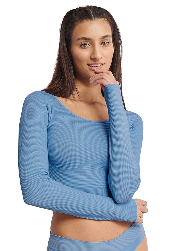 Sloggi Koszulka w kolorze błękitnym rozmiar: M