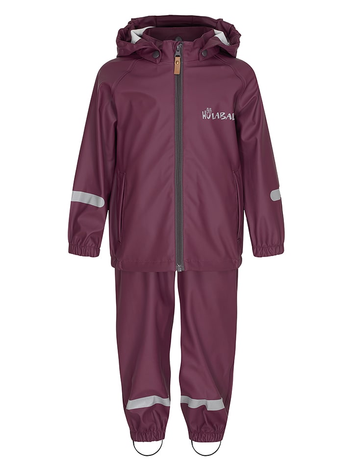 HULABALU 2-częściowy zestaw przeciwdeszczowy "Storm" w kolorze fioletowym rozmiar: 116