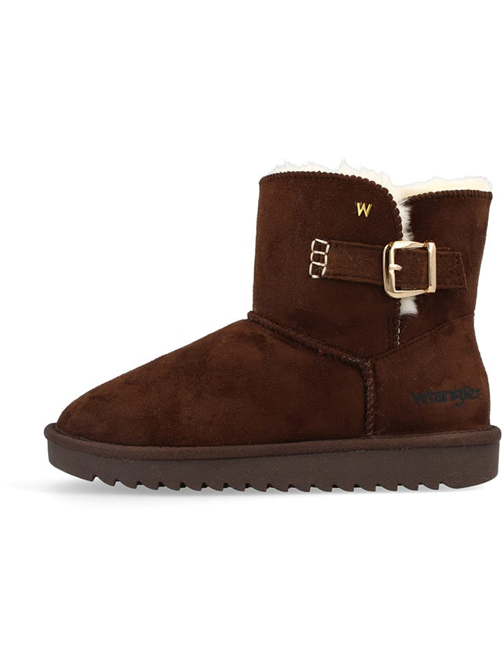 Wrangler Botki zimowe "Elsa" w kolorze brązowym rozmiar: 39