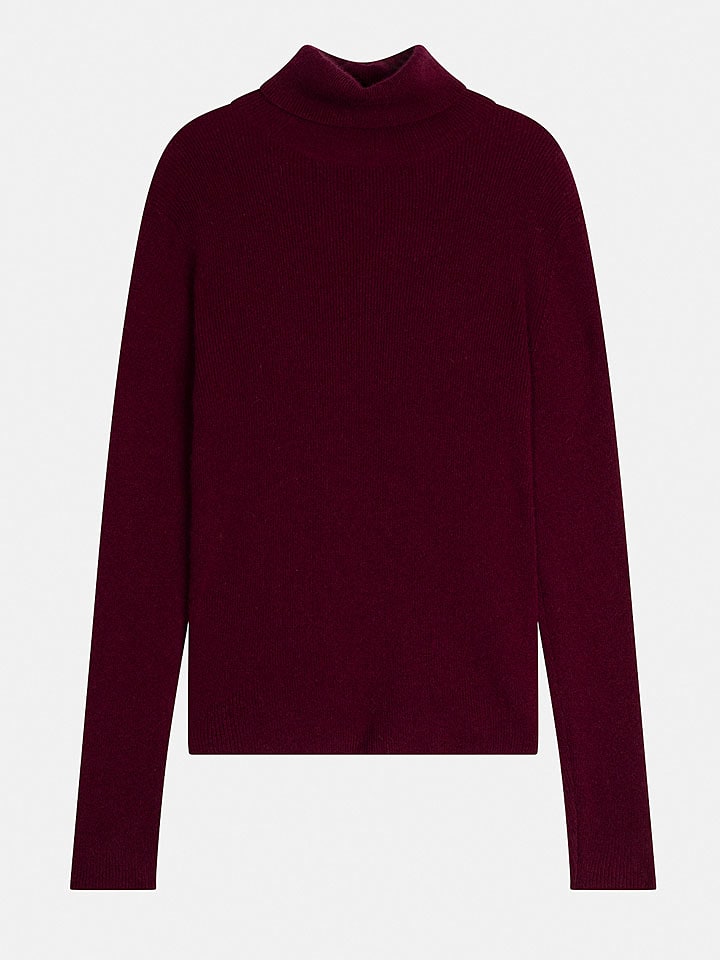 Perfect Cashmere Kaszmirowy golf "Elly" w kolorze bordowym rozmiar: M