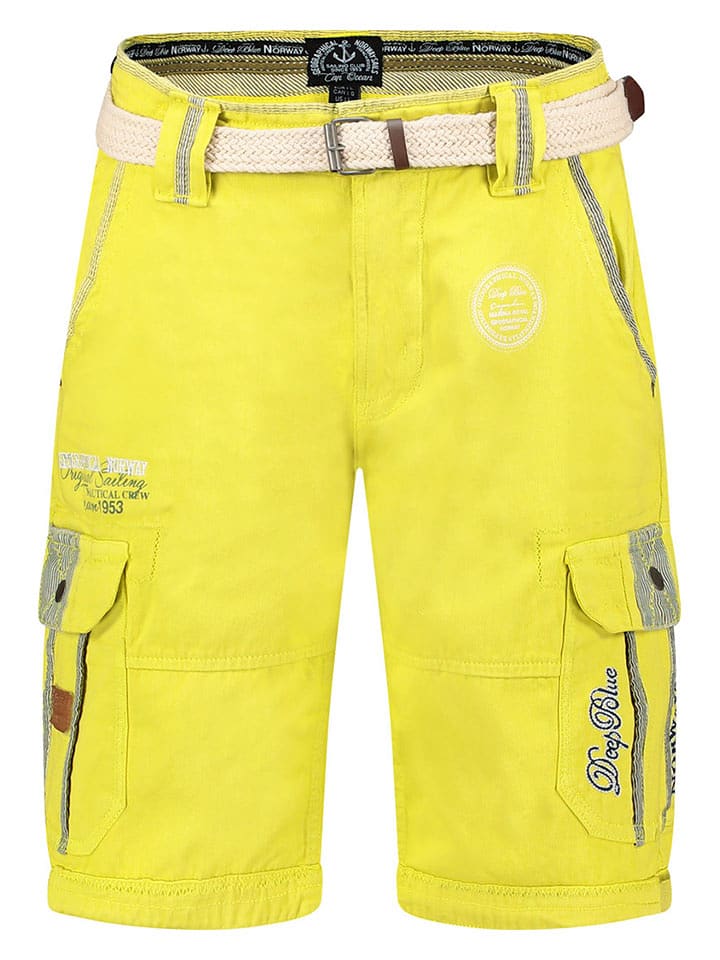 Geographical Norway Bermudy "Paillette" w kolorze żółtym rozmiar: XXL