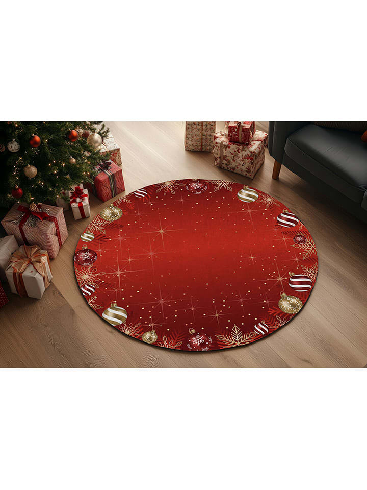 Conceptum Hypnose Dywan "Crp-Yrlk26-2" w kolorze czerwonym rozmiar: 80x80 cm