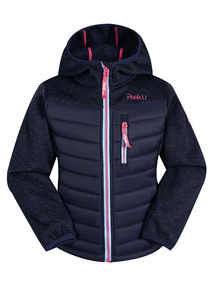 Peek U Kurtka hybrydowa "Apple" w kolorze niebiesko-granatowym rozmiar: 128