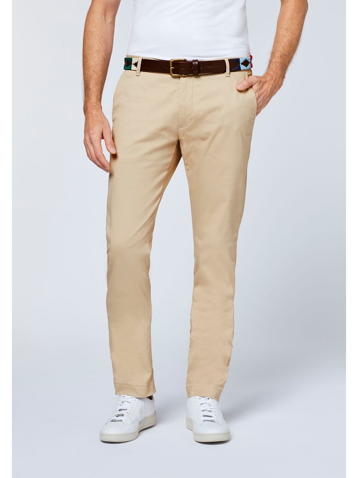 Polo Sylt Spodnie chino w kolorze beżowym rozmiar: 56