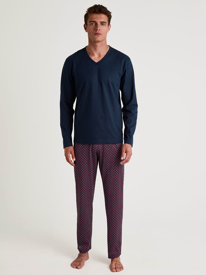 Calida Piżama w kolorze granatowym rozmiar: XL