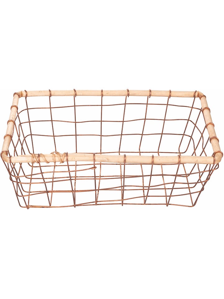 Villa d´Este Koszyk "La Cucina" w kolorze miedziano-beżowym na chleb - 25 x 16 x 10 cm rozmiar: onesize