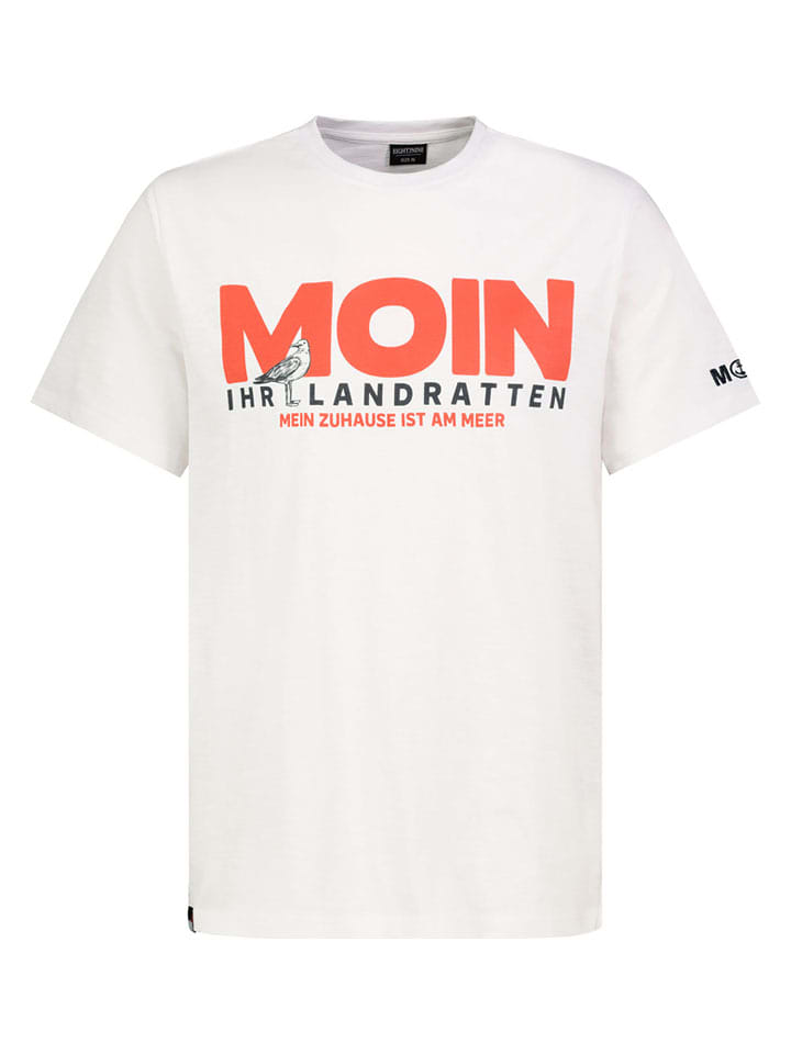 Eight2Nine Koszulka w kolorze białym rozmiar: L