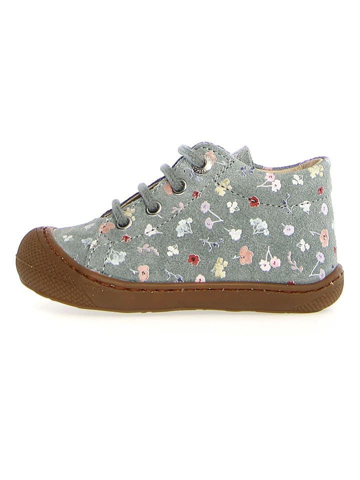 Naturino Skórzane buty "Cocoon" w kolorze szarym do nauki chodzenia rozmiar: 24