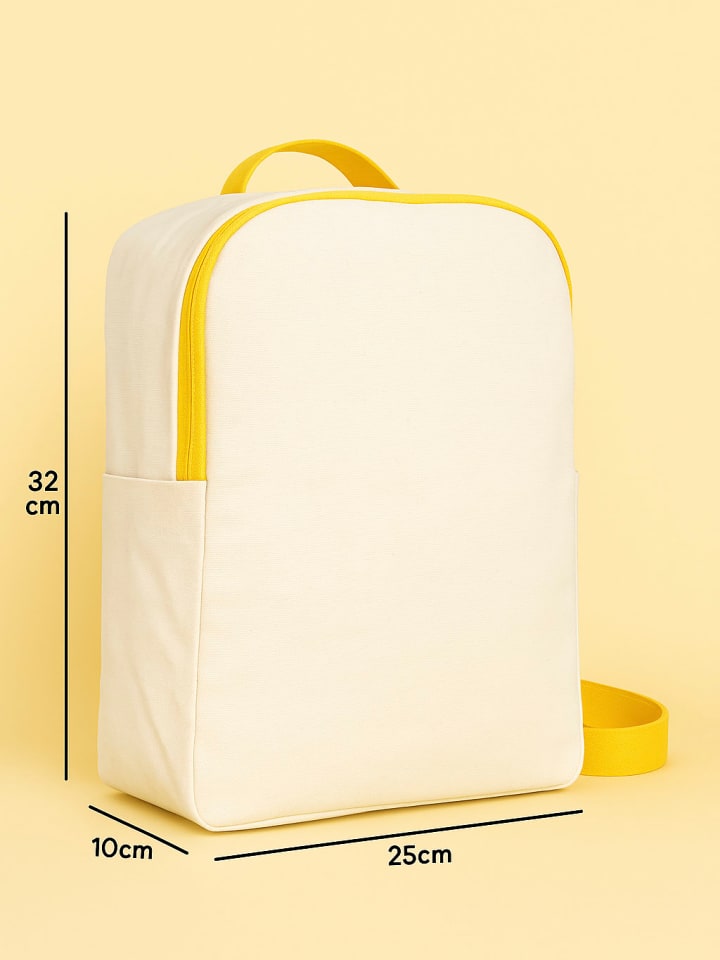 Samimi Plecak w kolorze beżowo-żółtym - 25 x 32 x 10 cm rozmiar: onesize