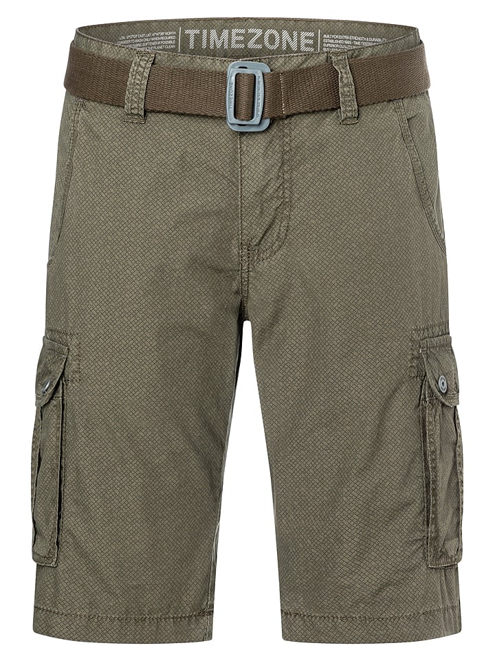 Timezone Bojówki - Regular fit - w kolorze khaki rozmiar: W30
