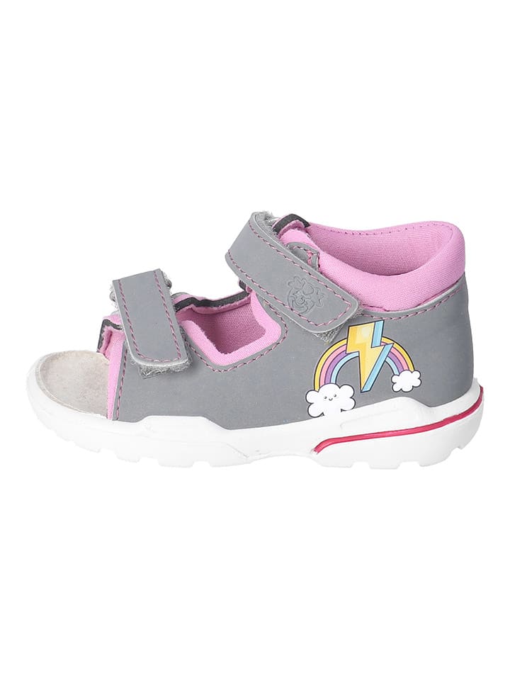 PEPINO Sandały w kolorze szaro-jasnoróżowym rozmiar: 24