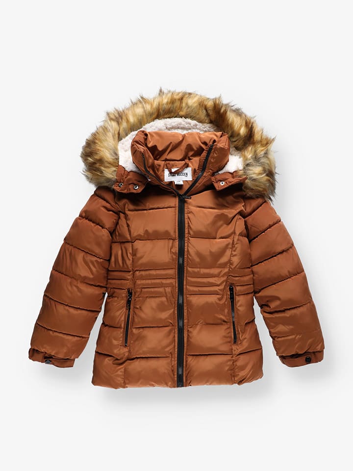 Steve Madden Kurtka zimowa w kolorze jasnobrązowym rozmiar: 158/164