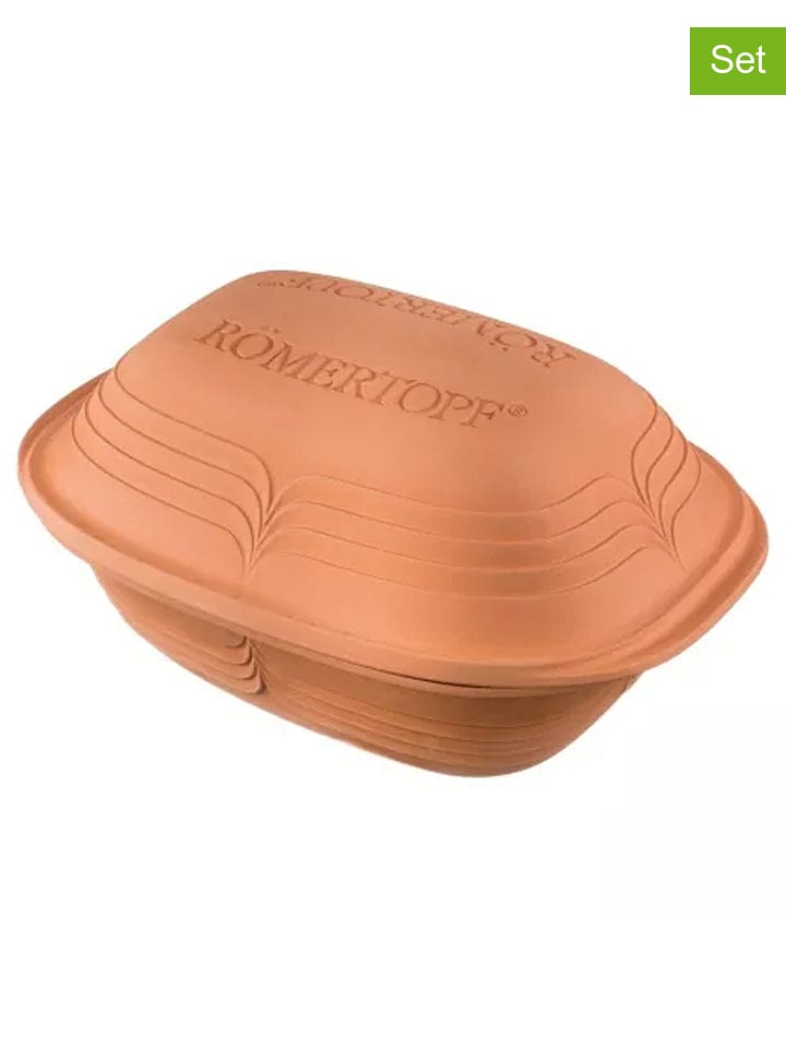 Römertopf 2-częściowy zestaw "Look" w kolorze pomarańczowym - 5 l rozmiar: onesize