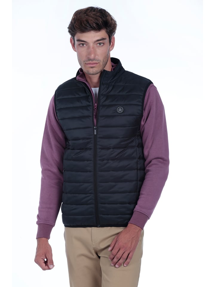 The Time of Bocha Kamizelka pikowana w kolorze czarnym rozmiar: XL