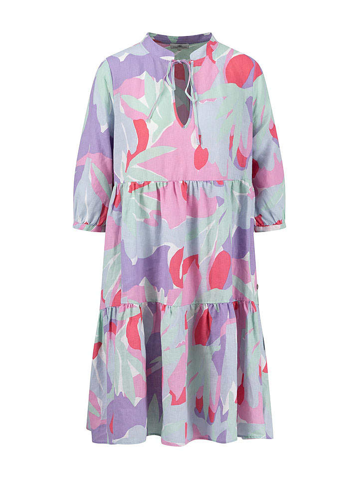 FYNCH-HATTON Lniana sukienka ze wzorem rozmiar: 40