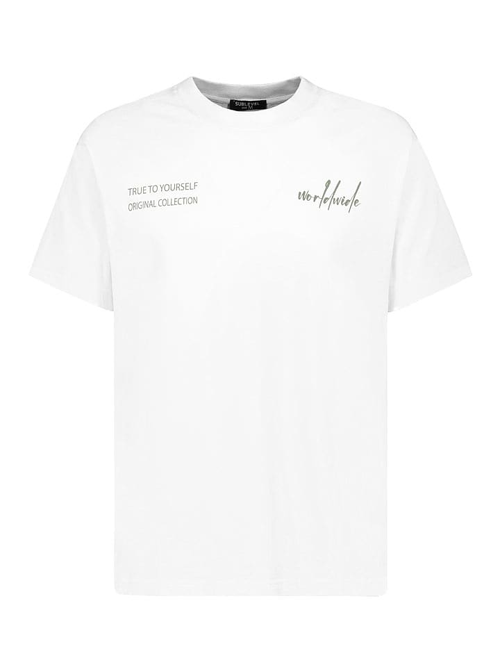 Sublevel Koszulka w kolorze białym rozmiar: S