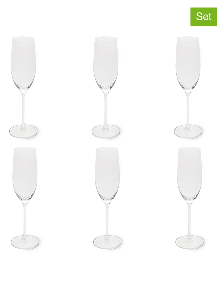 Trendy Kitchen by EXCÉLSA Kieliszki (6 szt.) "Bardolino" do wina - 210 ml rozmiar: onesize