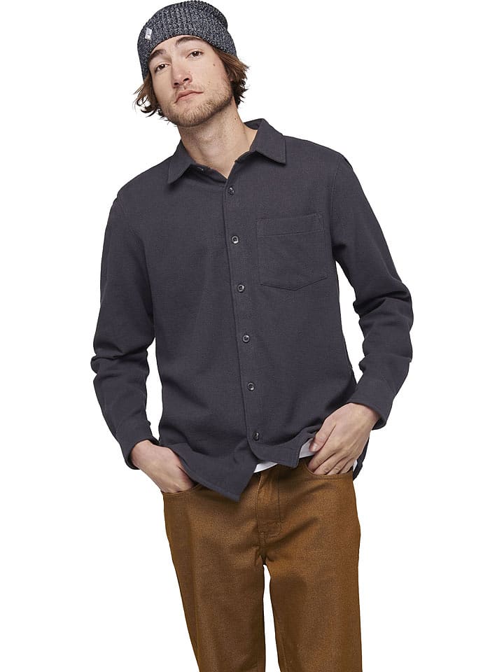 Black Diamond Koszula flanelowa "Projekt" w kolorze szarym rozmiar: S