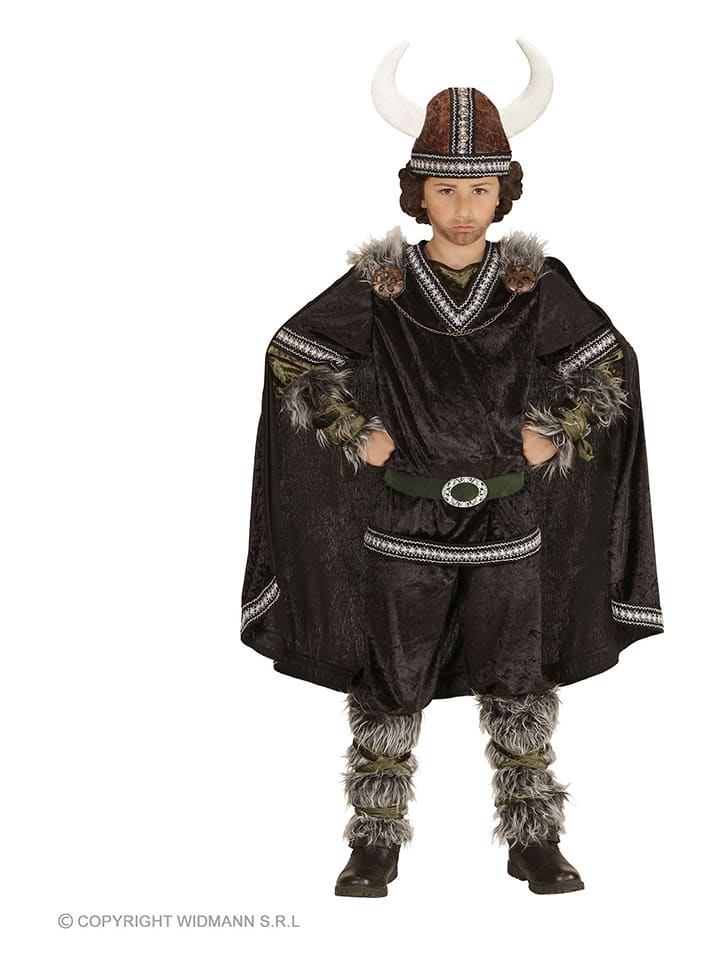 Carnival Party 7-częściowy kostium "Wikinger" w kolorze brązowym rozmiar: 140