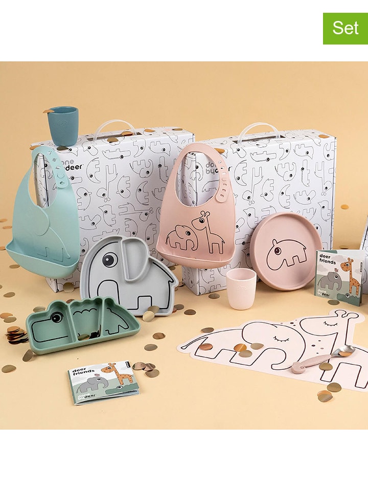 done by deer 4-częściowy zestaw "Stick&Stay" do nauki jedzenia - 6 m+ rozmiar: onesize