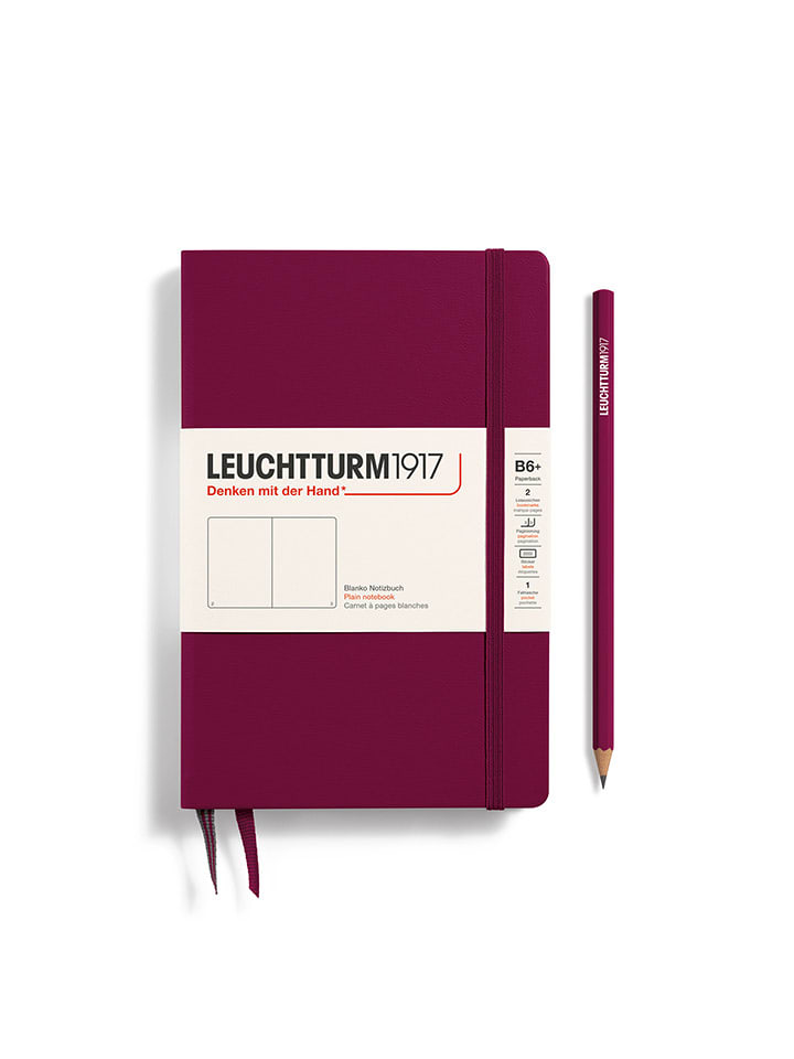 LEUCHTTURM1917 Notatnik w kolorze bordowym - B6+ rozmiar: onesize