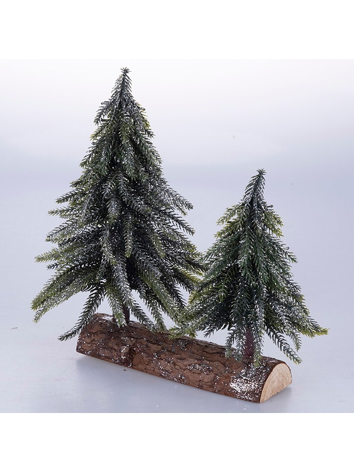 Villa d´Este Dekoracja w kolorze zielono-brązowym - 25 x 27 cm rozmiar: onesize