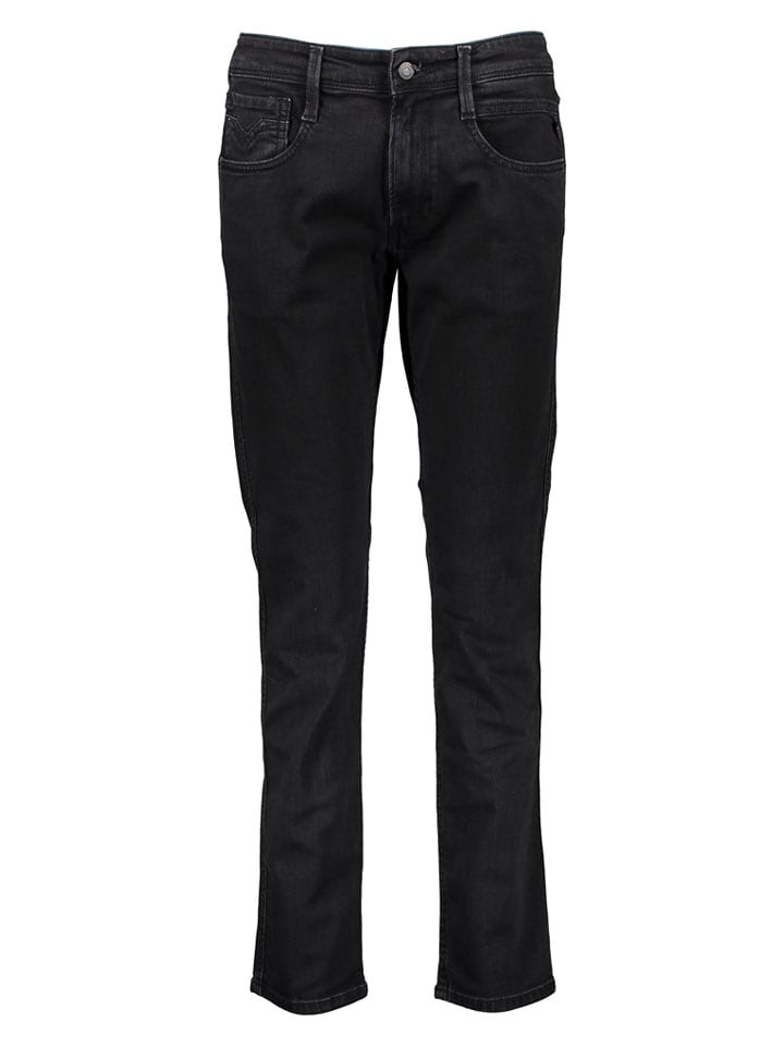 Replay Dżinsy - Slim fit - w kolorze czarnym rozmiar: W32/L30
