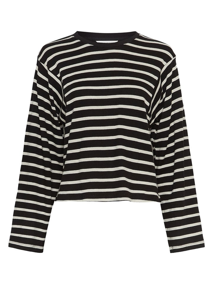 MOSS COPENHAGEN Sweter "Kenina" w kolorze czarno-białym rozmiar: M