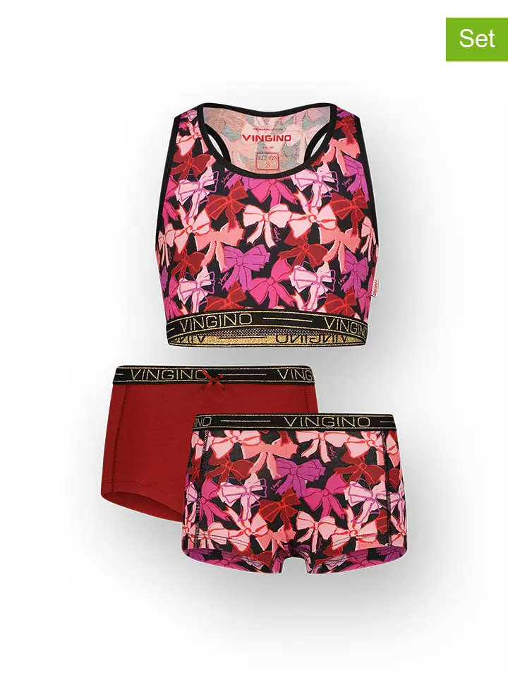 Vingino 3-częściowy zestaw bielizny ze wzorem rozmiar: 110/116