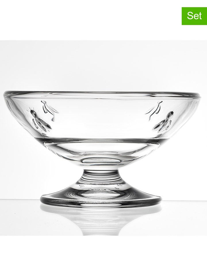 La Rochère France Pucharki (6 szt.) "Abeille" do lodów - 200 ml rozmiar: onesize