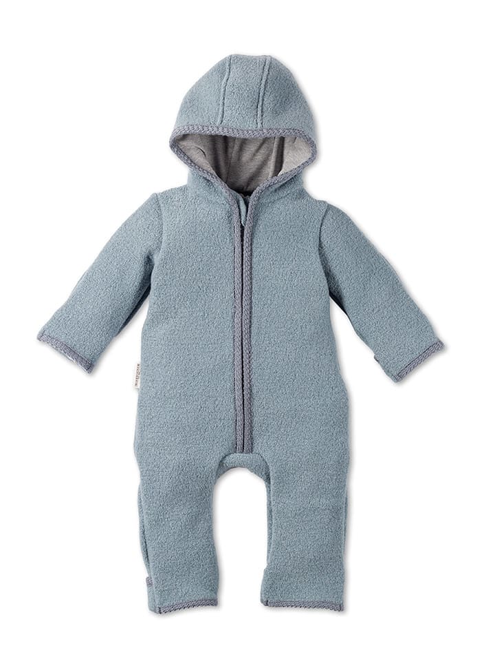 Hofbrucker Wełniany kombinezon w kolorze szaroniebieskim rozmiar: 62/68