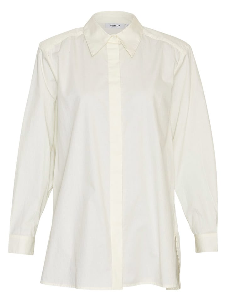 MOSS COPENHAGEN Koszula "Fiori Petronia" w kolorze kremowym rozmiar: XS