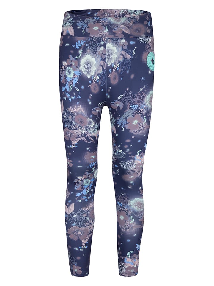 Converse Legginsy sportowe w kolorze granatowym rozmiar: 140-152