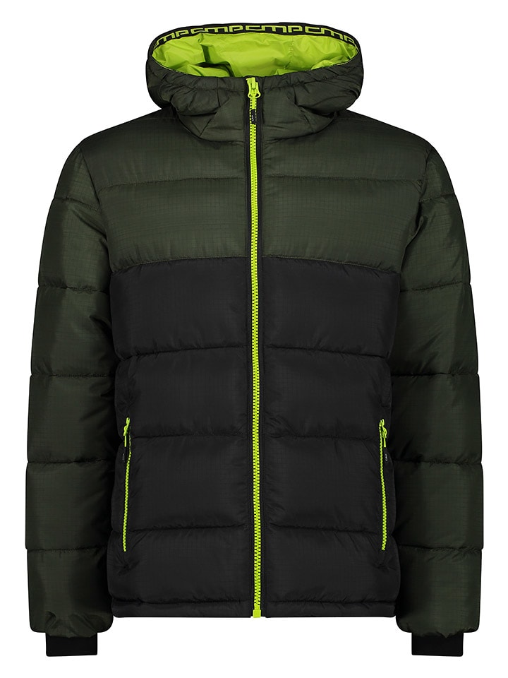 CMP Kurtka pikowana w kolorze zielono-czarnym rozmiar: 48