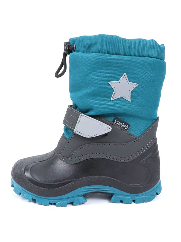 lamino Kozaki zimowe w kolorze turkusowym rozmiar: 30