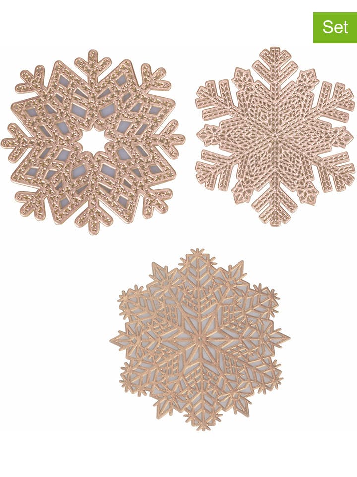 Villa d´Este Podstawki (6 szt.) w kolorze złotym - Ø 10 cm rozmiar: onesize